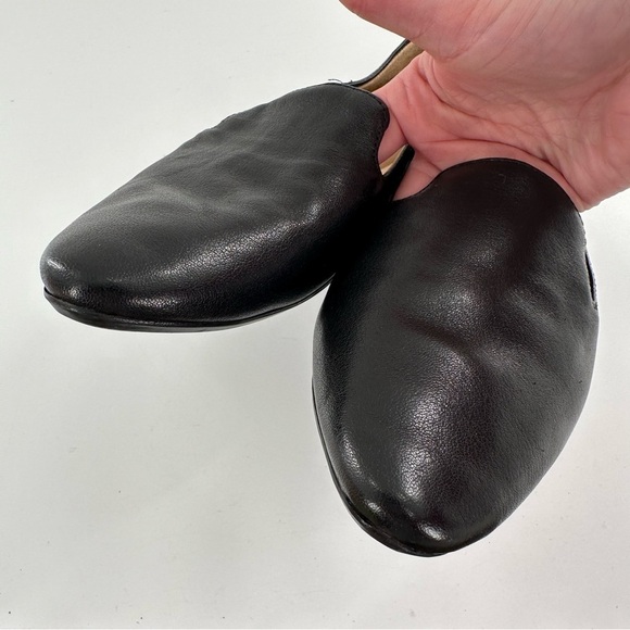 Naturalizer womens Lorna flats size 6.5 36.5 black leather pointy toe loafers - Picture 8 of 13